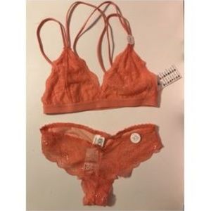 Cotton On Body Lace Bralette and Panty Set